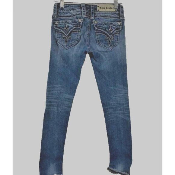 Rock Revival Jasmine 25 Skinny Jeans Womens 26 x 32 - Picture 2 of 6
